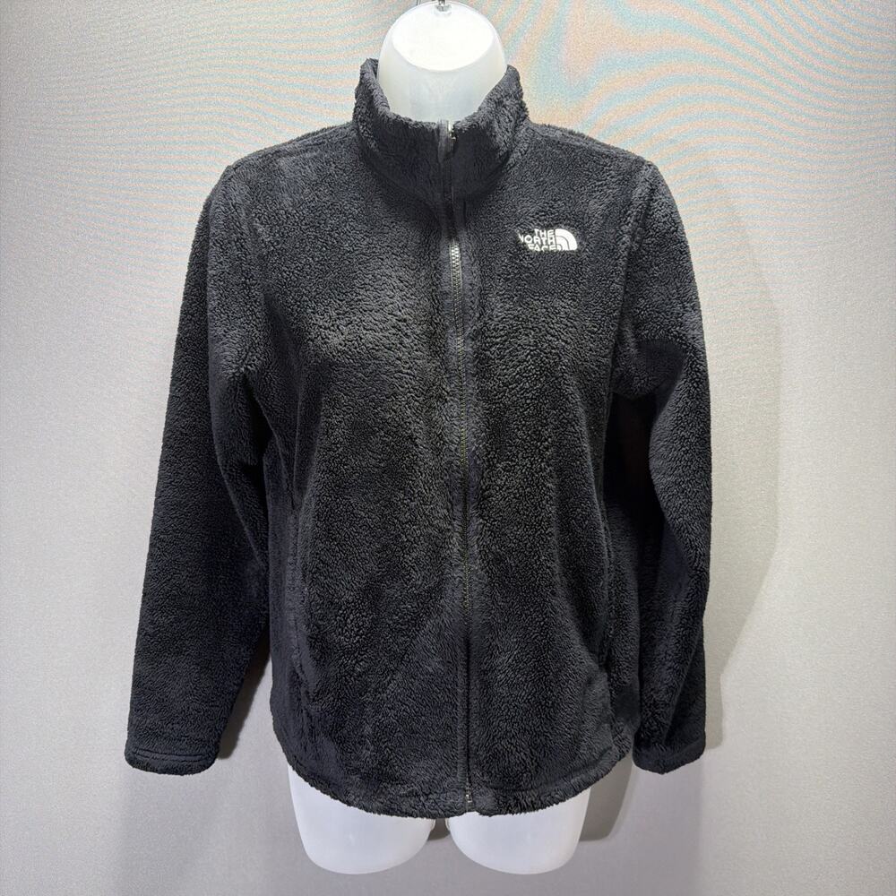 The North Face Girl’s Black Full Zip Osito Fleece Sweater Size XL